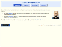 Tablet Screenshot of heidermanns.net